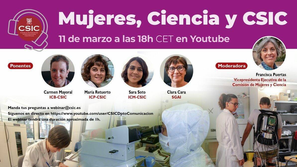 Webinar "Mujeres, Ciencia y CSIC"