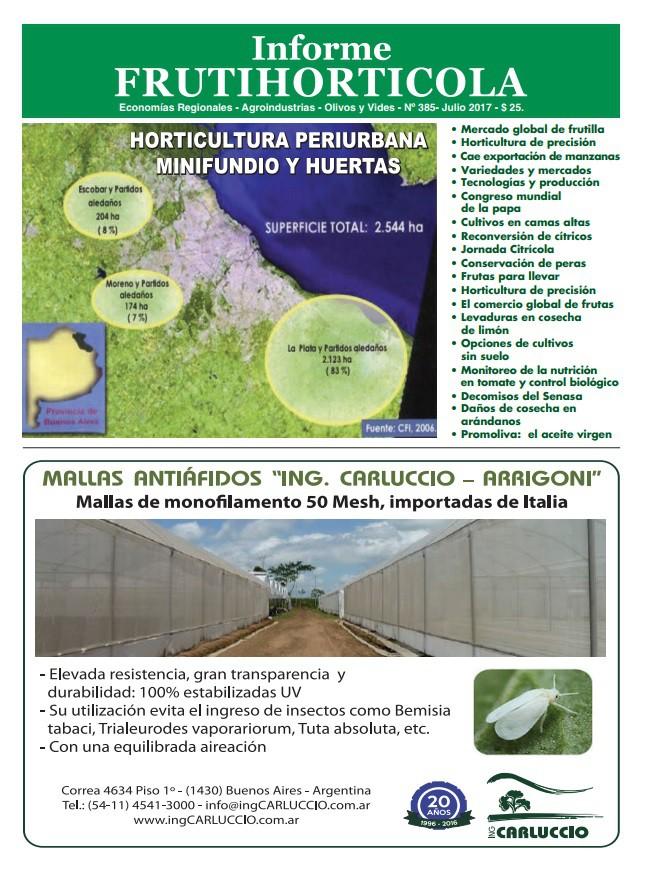 Informe FrutiHortícola Julio 2017