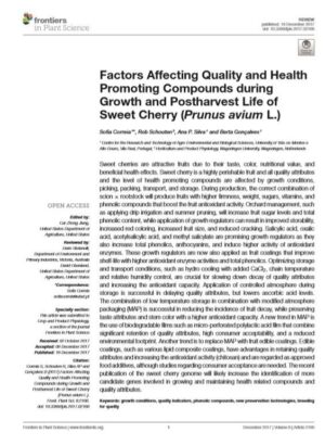 Factors affecting quality in sweet cherry