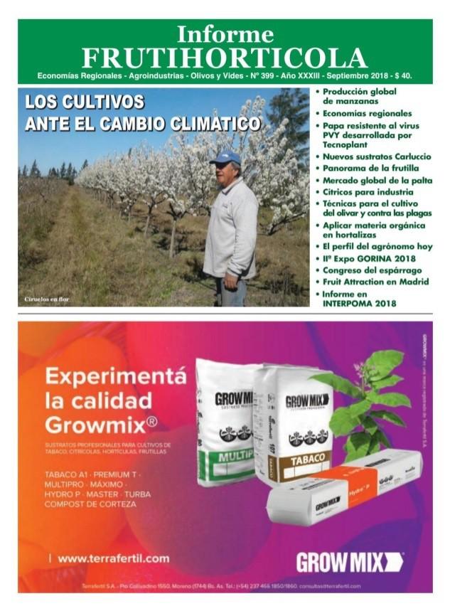 Informe FrutiHortícola Septiembre 2018